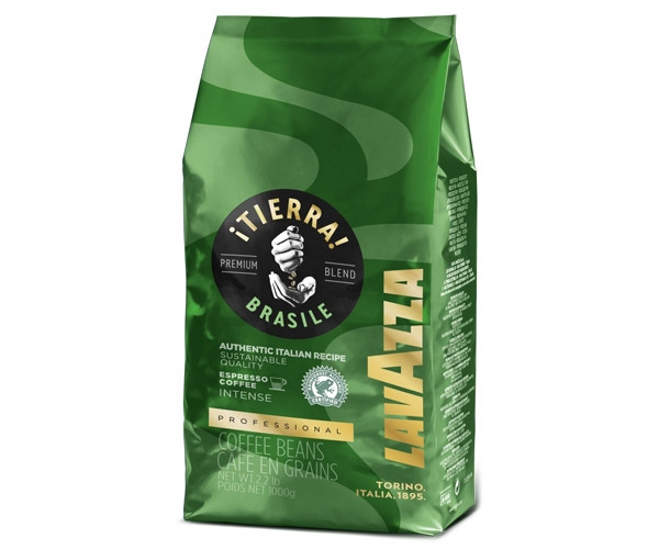 Кофе Lavazza Tierra Brazil Intense в зернах 1 кг - фото-1