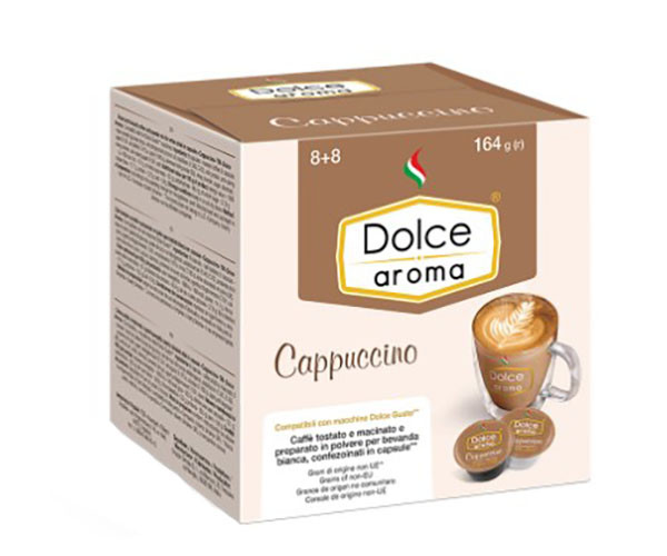Кофе в капсулах Dolce Aroma Сappuccino Dolce Gusto 16 шт - фото-1