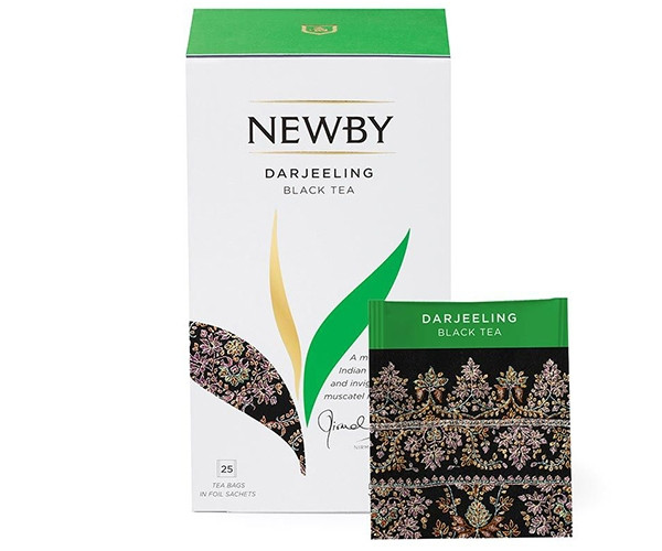 Черный чай Newby Дарджилинг в пакетиках 25 шт (310020) - фото-1