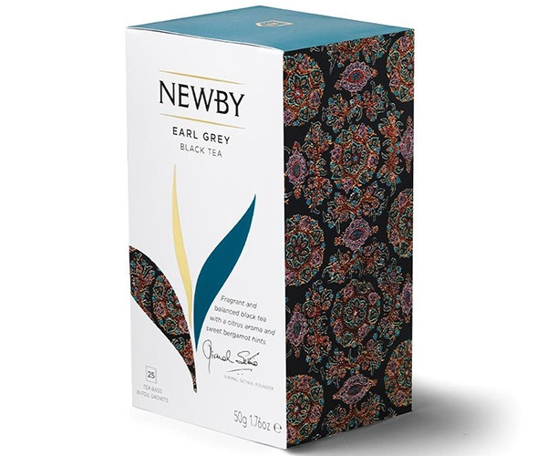 Черный чай Newby Эрл Грей в пакетиках 25 шт (310060) - фото-2