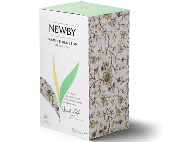 Зеленый чай Newby Цветы Жасмина в пакетиках 25 шт (310090) - фото-2