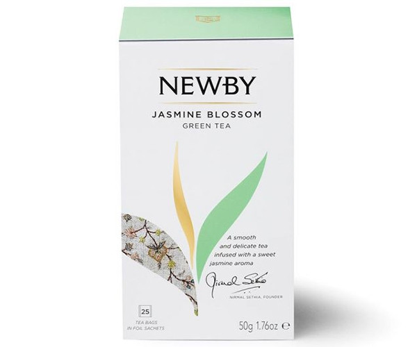 Зеленый чай Newby Цветы Жасмина в пакетиках 25 шт (310090) - фото-3