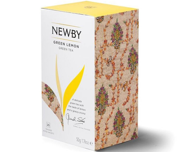 Зеленый чай Newby Зеленый лимон в пакетиках 25 шт (310100) - фото-2