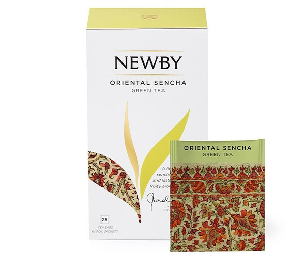 Зеленый чай Newby Восточная Сенча в пакетиках 25 шт (310170) - фото-1