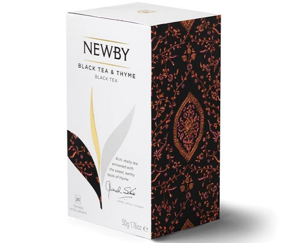 Черный чай Newby с чабрецом в пакетиках 25 шт (311260) - фото-2