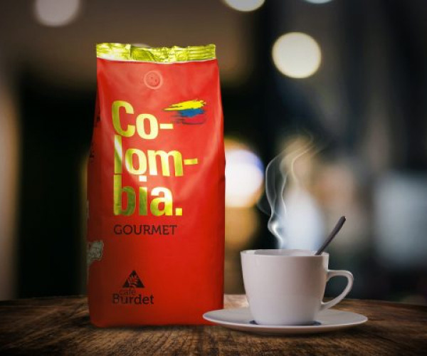 Кофе Cafe Burdet Colombia Gourmet в зернах 1 кг - фото-2