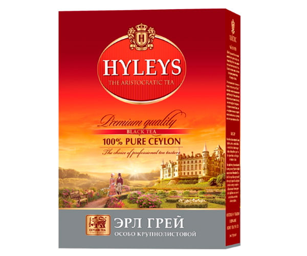 Черный чай Hyleys Эрл Грей 100 г - фото-1