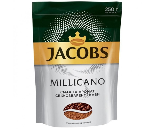 Кофе Jacobs Monarch Millicano растворимый 250 г - фото-1