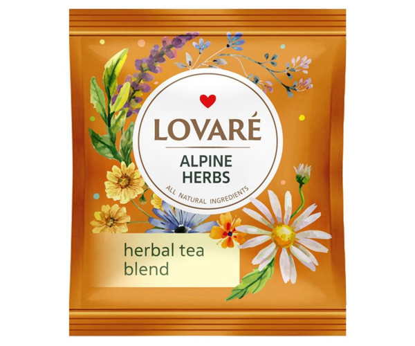 Травяной чай Lovare Альпийские Травы в пакетиках 50 шт - фото-2