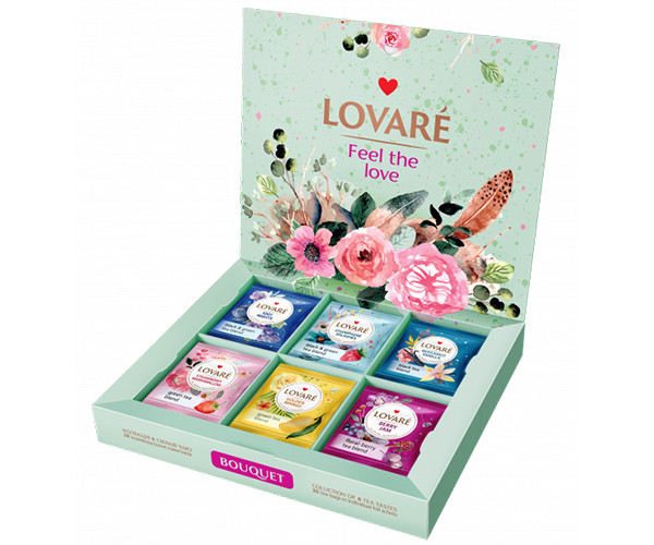Коллекция чая Lovare Букет в пакетиках 30 шт купить