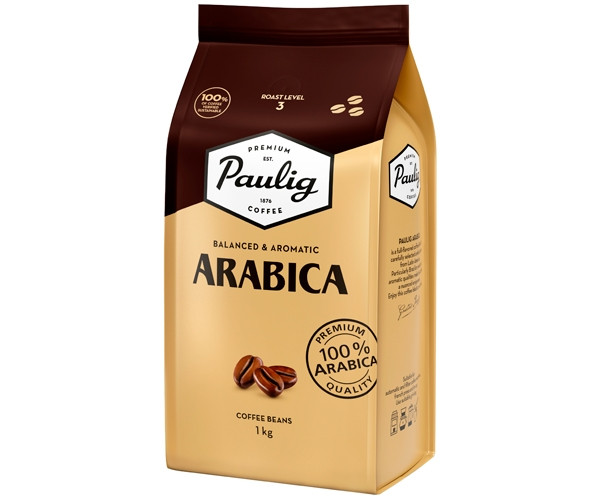 Кофе Paulig Arabica в зернах 1 кг - фото-1