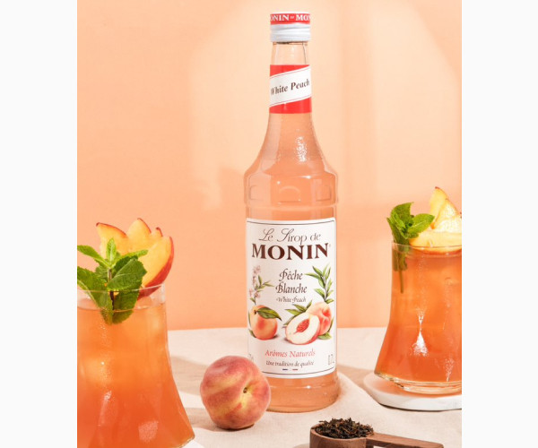 Сироп Monin Белый персик 0,7 л - фото-2
