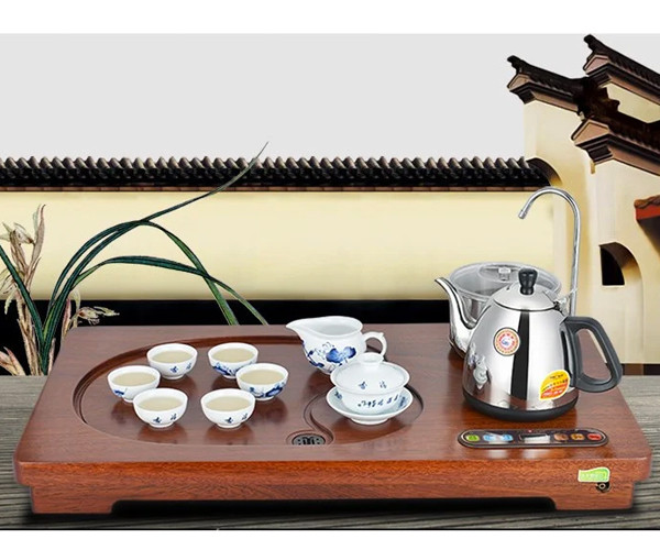 Столик для чайной церемонии + чайник 1000 мл KAMJOVE (R326) - фото-2