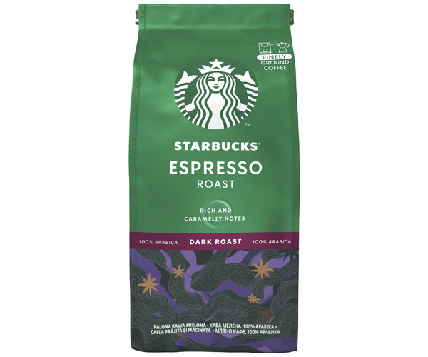 Кофе Starbucks Espresso Roast молотый 200 г - фото-1
