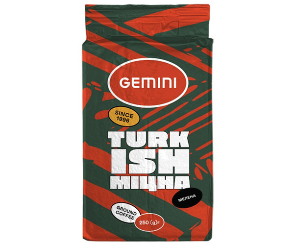 Кофе Gemini Turkish молотый 250 г - фото-1