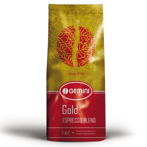 Кофе Gemini Espresso Gold в зернах 1 кг - фото-2