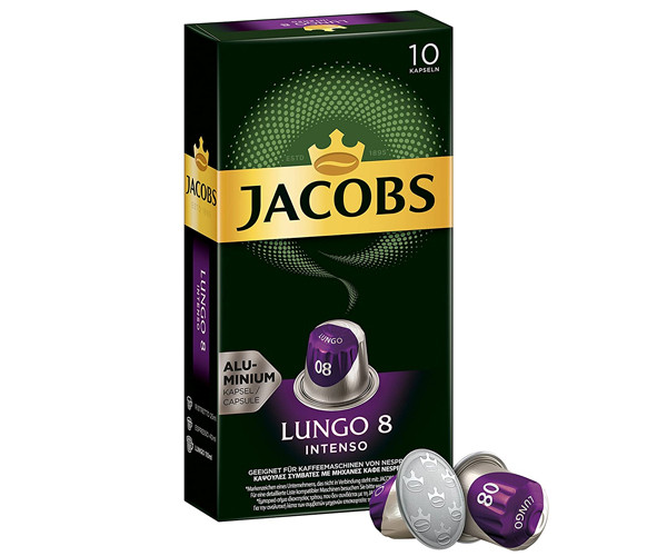 Кофе в капсулах Jacobs Nespresso Lungo 8 intenso 10 шт