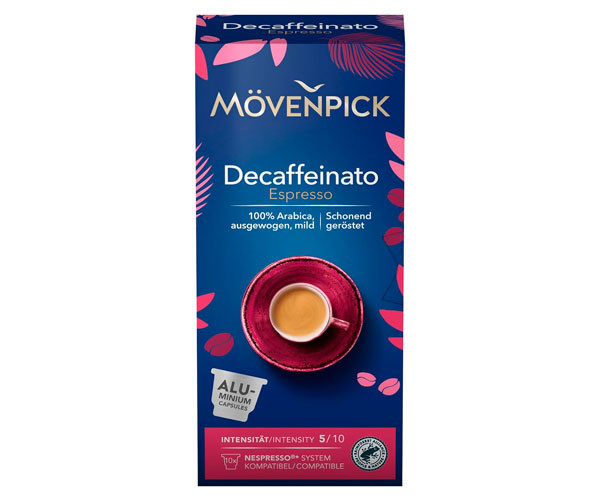 Кофе в капсулах Movenpick Decaffinato Espresso Nespresso 10 шт фото