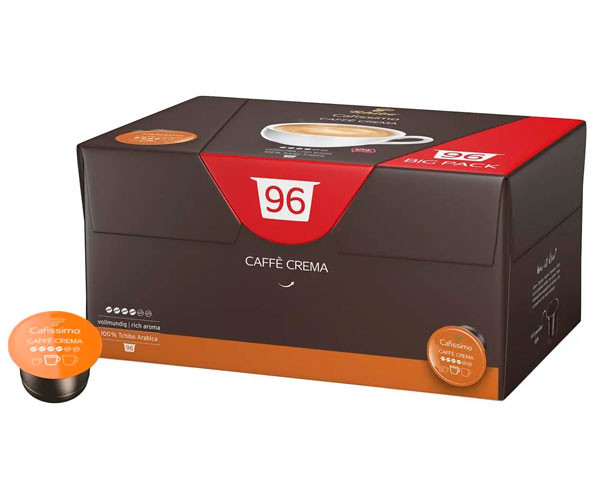 Кофе в капсулах Tchibo Cafissimo Cafe Crema Vollmundig 96 шт цена