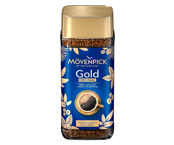 Кофе Movenpick Gold Original растворимый 200 г - фото-1