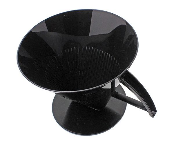 Пуровер для заваривания кофе Melitta Filtercone 1x4 Standard черный - фото-4