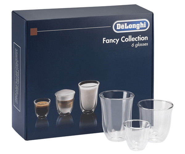 Набор стаканов Delonghi DLSC302 MIX (60/190/220 мл) 6 шт