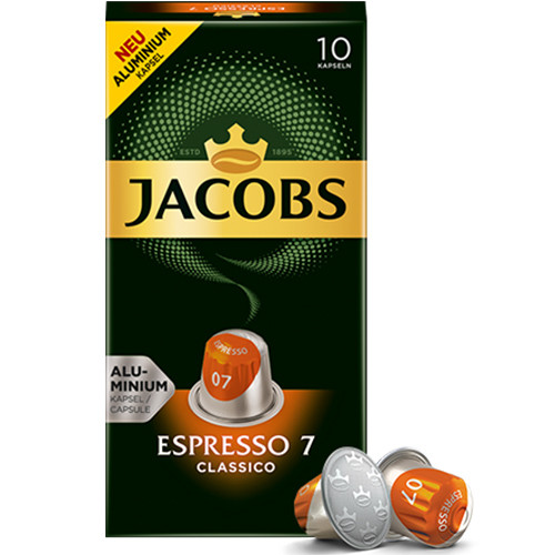 Кофе в капсулах Jacobs Nespresso Espresso 7 Classico 10 шт - фото-1