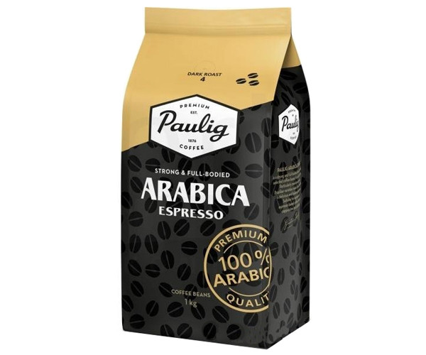 Кофе Paulig Arabica Espresso в зернах 1 кг - фото-1