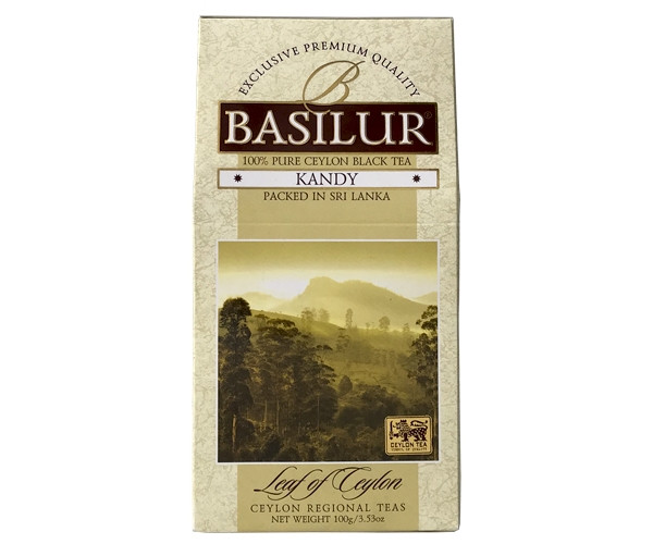 Черный чай Basilur Канди картон 100 г - фото-1