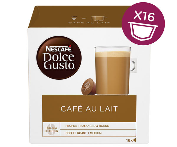 Кофе в капсулах NESCAFE Dolce Gusto Cafe Au Lait - 16 шт - фото-2