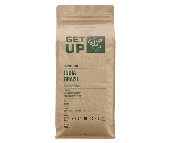 Кофе GetUp Indi-Bro в зернах 1000 г - фото-2
