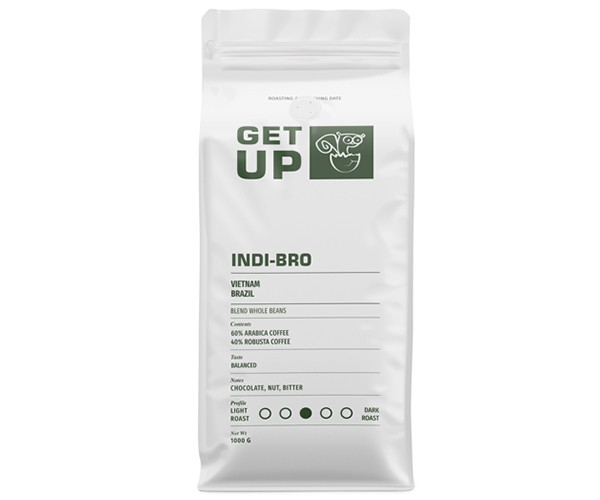 Кофе GetUp Indi-Bro в зернах 1000 г - фото-1
