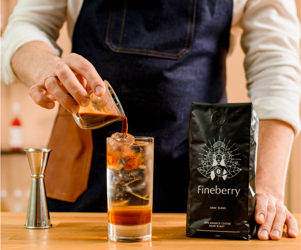 Кофе Fineberry Dark Blend в зернах 500 г цена