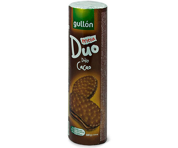 Печенье GULLON Duo Mega двойной шоколад 500 г - фото-1