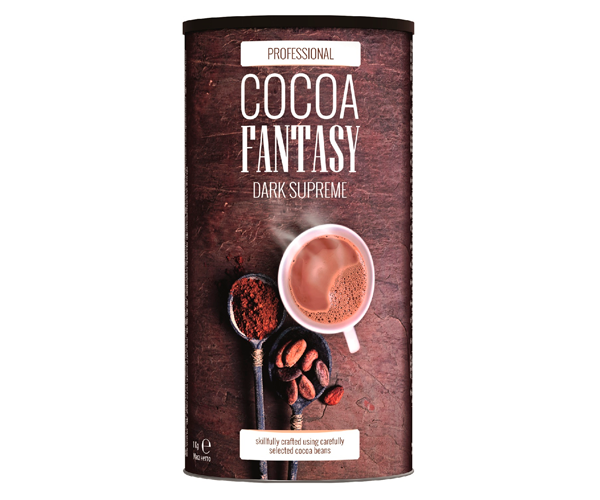 Какао-шоколад Cocoa Fantasy Dark Supreme 40% 1 кг ж/б - фото-1