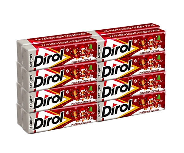 Жевательная резинка Dirol Корица 30х14 г - фото-1
