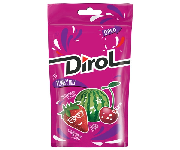 Жевательная резинка Dirol Funky Mix 30 г - фото-1