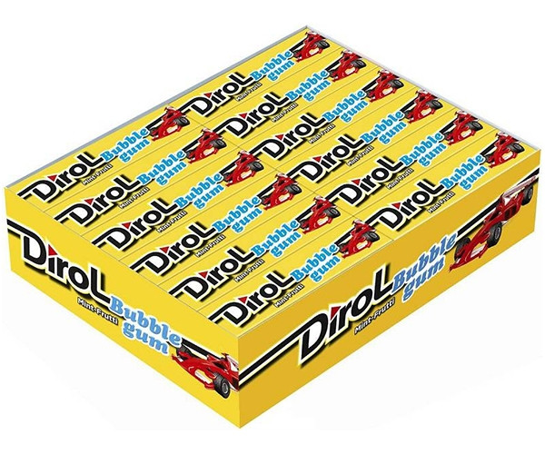 Жевательная резинка Dirol Bubble Gum Mint-Frutti 30х14 г - фото-1