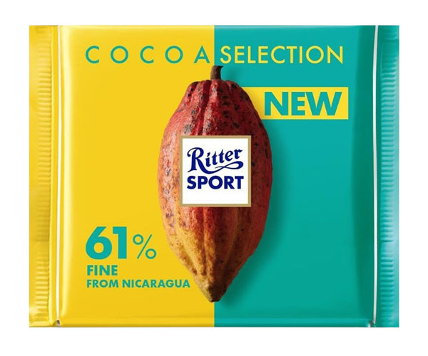 Черный шоколад Ritter Sport 61% Какао 100 г - фото-1