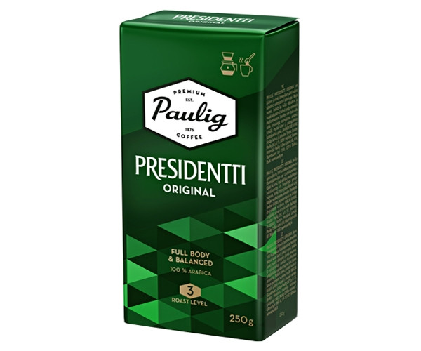 Кофе Paulig Presidentti Original молотый 250 г - фото-1