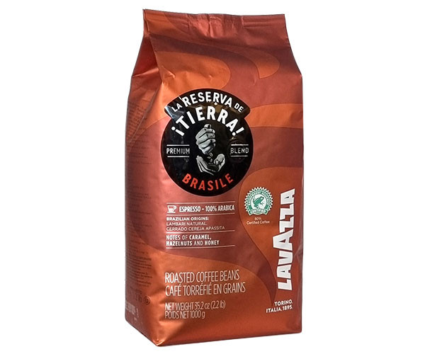 Кофе Lavazza Tierra Brazil 100% в зернах 1 кг купить