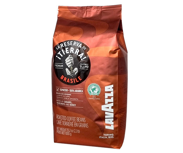 Кофе Lavazza Tierra Brazil 100% в зернах 1 кг фото