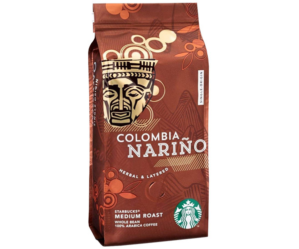 Кофе Starbucks Colombia Narino в зернах 250 г - фото-1