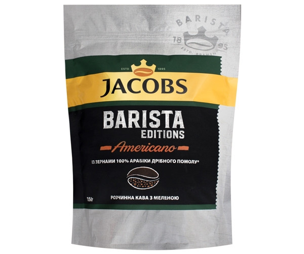 Кофе Jacobs Barista Americano растворимый 150 г - фото-1