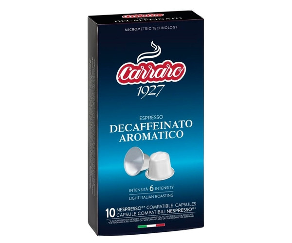 Кофе в капсулах Carraro Decaffeinato Aromatico Nespresso 10 шт - фото-2