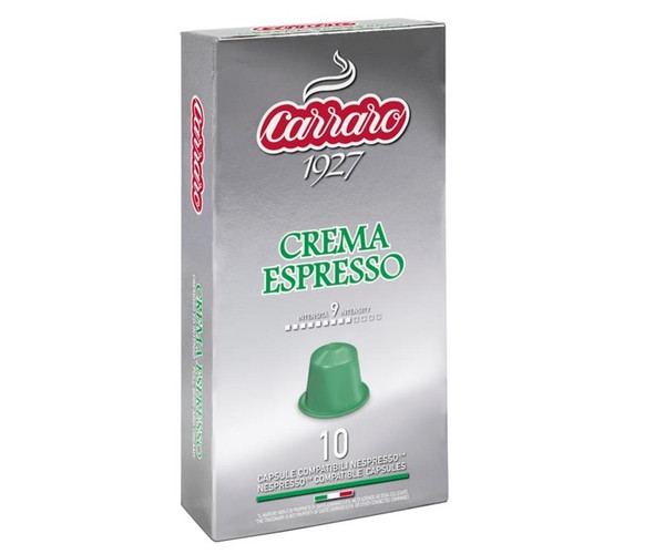 Кофе в капсулах Carraro Crema Espresso Nespresso 10 шт - фото-2