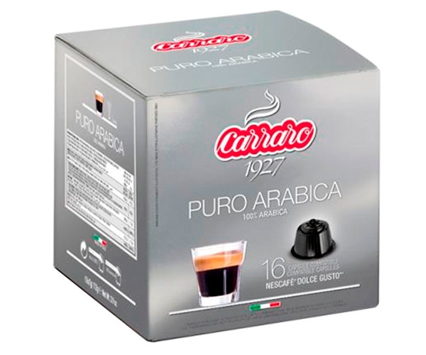 Кофе в капсулах Carraro Puro Arabica Dolce Gusto 16 шт - фото-1