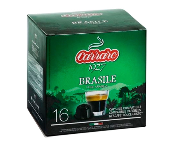 Кофе в капсулах Carraro Single Origin Brasile Dolce Gusto 16 шт - фото-1