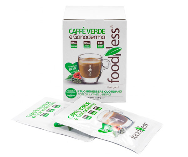 Напиток Foodness Caffe Verde & Ganoderma / Зеленый кофе & Ганодерма 10х20 г - фото-2
