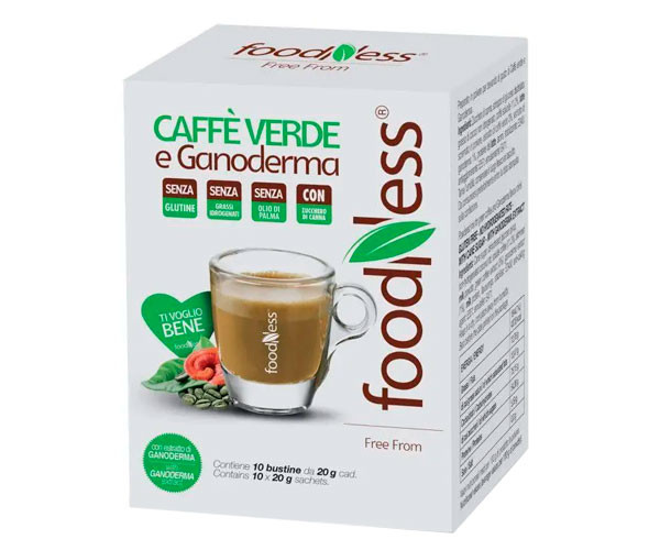 Напиток Foodness Caffe Verde & Ganoderma / Зеленый кофе & Ганодерма 10х20 г - фото-1